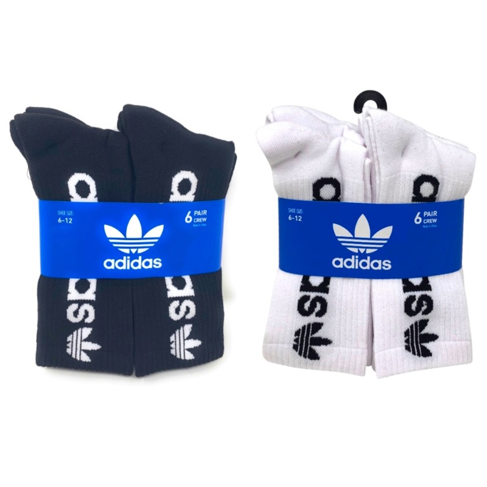 ADIDAS sport cushioned crew socks 12 pairs